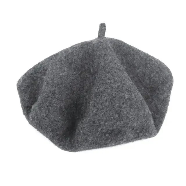Vintage Beret Hat Flat Cap For Women Retro Classic Style Wool Beret Caps Modern Women Hats