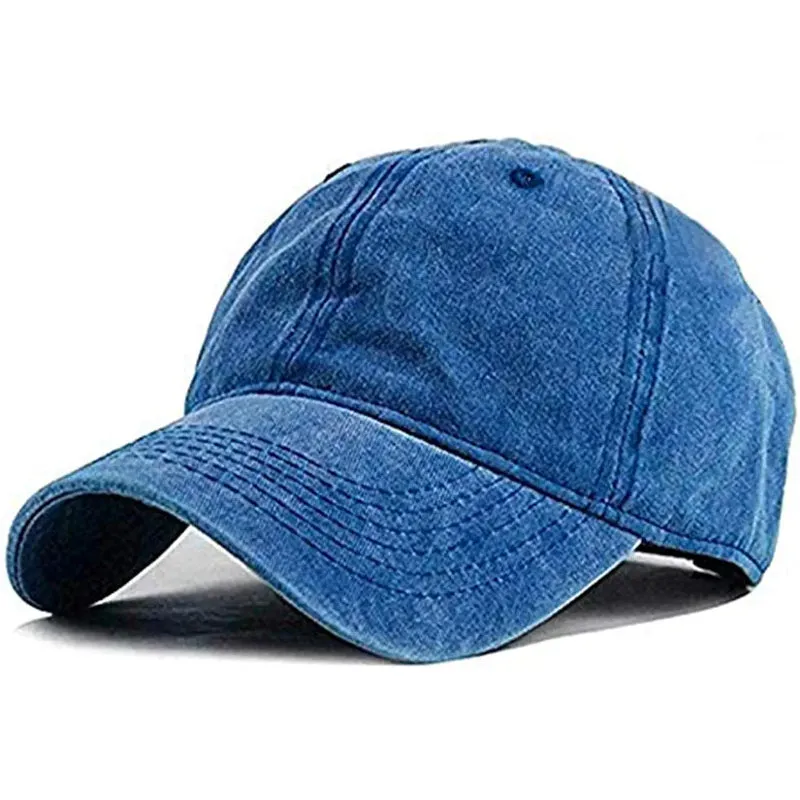 Vintage Washed Distressed Baseball-Cap
