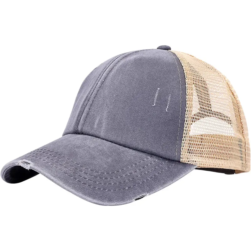 Vintage Washed Distressed Baseball-Cap