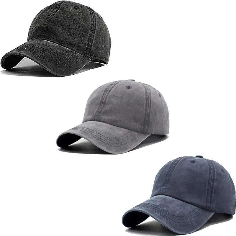 Vintage Washed Distressed Baseball-Cap