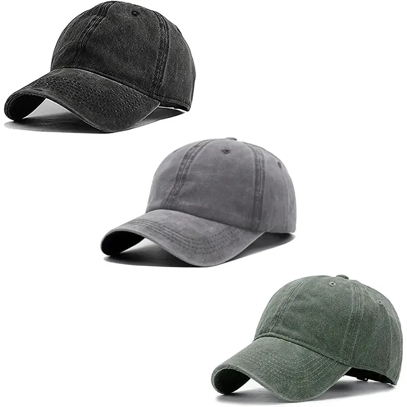 Vintage Washed Distressed Baseball-Cap