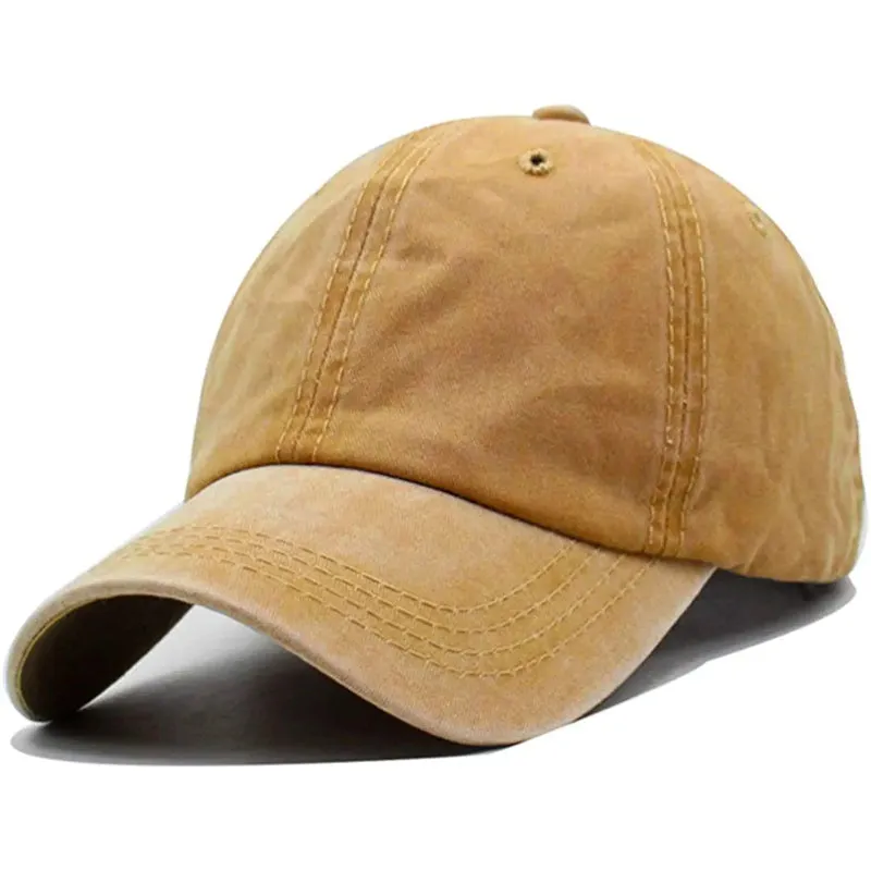Vintage Washed Distressed Baseball-Cap