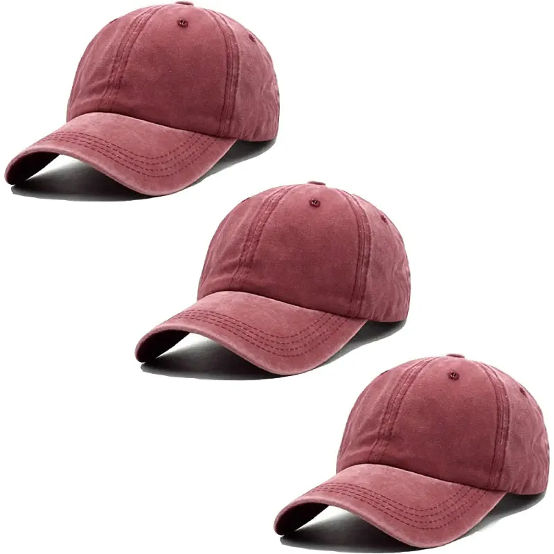 Vintage Washed Distressed Baseball-Cap
