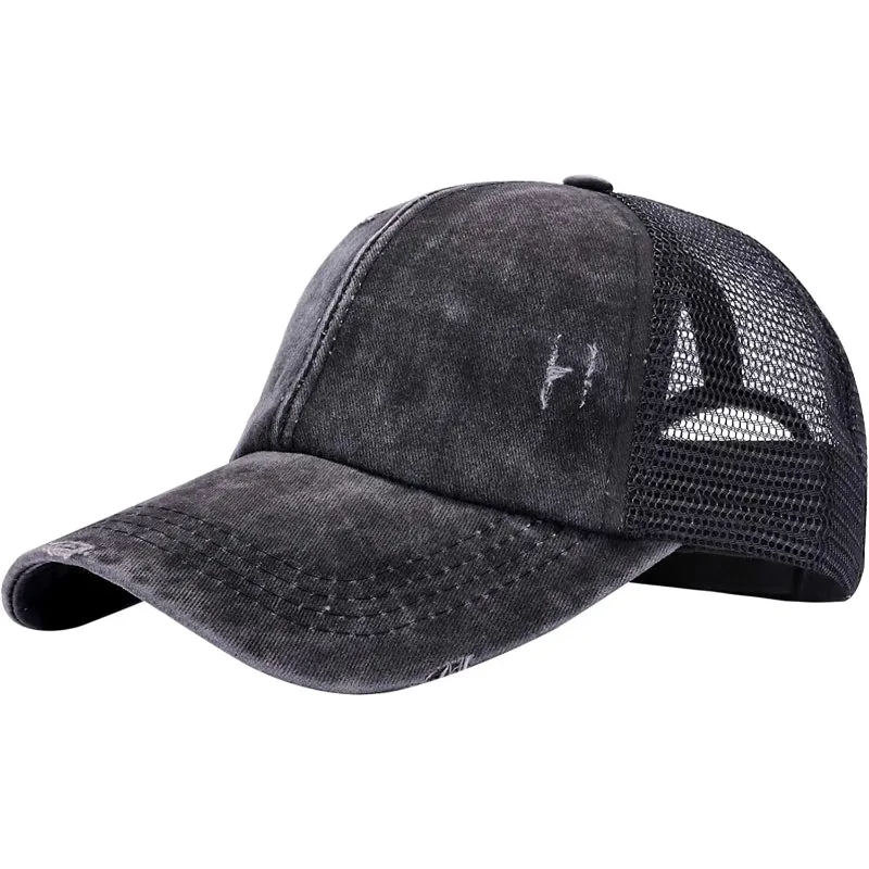 Vintage Washed Distressed Baseball-Cap
