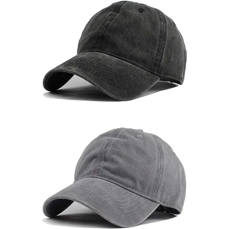 Vintage Washed Distressed Baseball-Cap