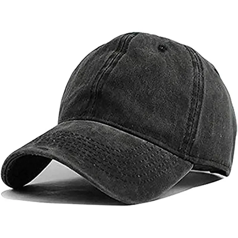 Vintage Washed Distressed Baseball-Cap