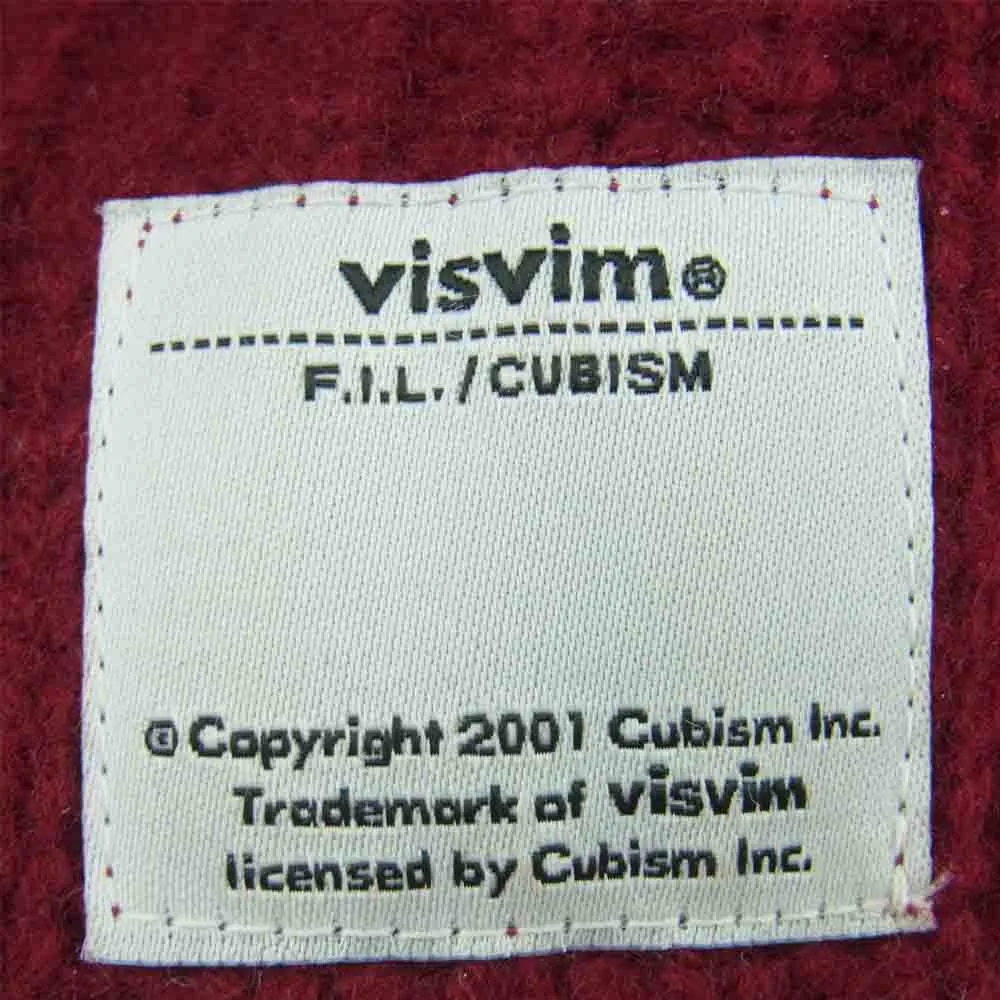 Visvim 17AW Wool Knit Beanie Burgundy