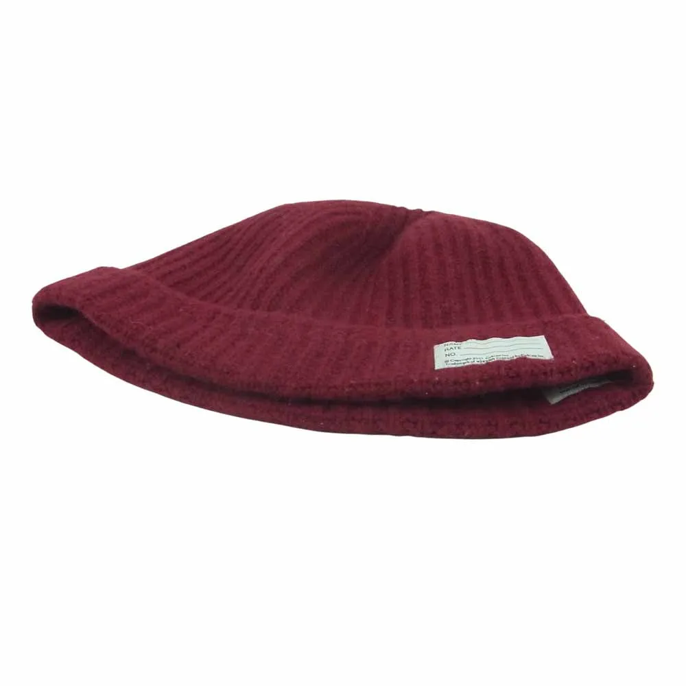 Visvim 17AW Wool Knit Beanie Burgundy