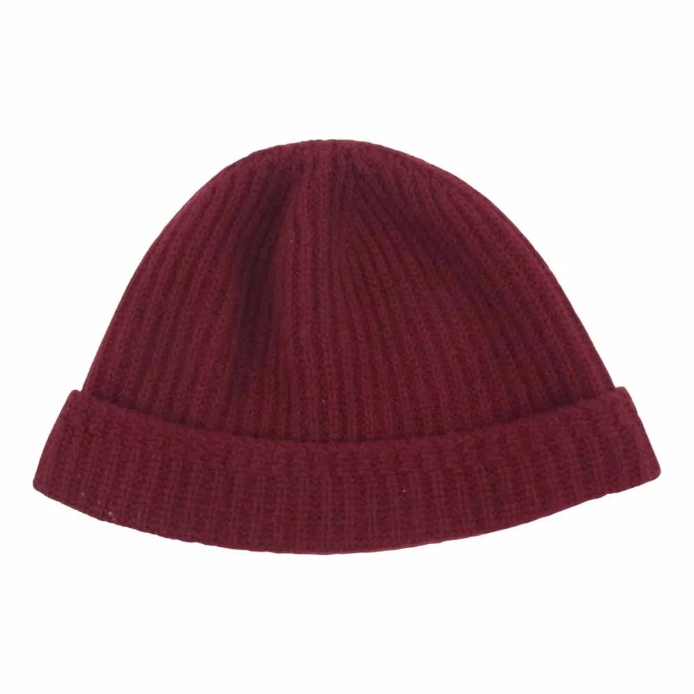 Visvim 17AW Wool Knit Beanie Burgundy