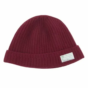 Visvim 17AW Wool Knit Beanie Burgundy