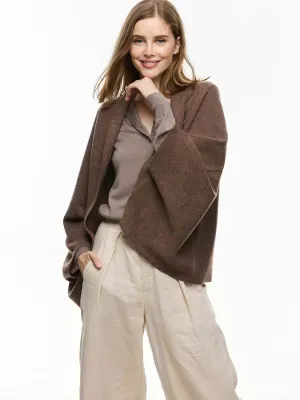 Walnut Wearable Cashmere Wrap
