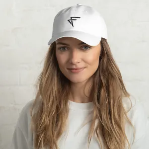 WHITE DAD HAT