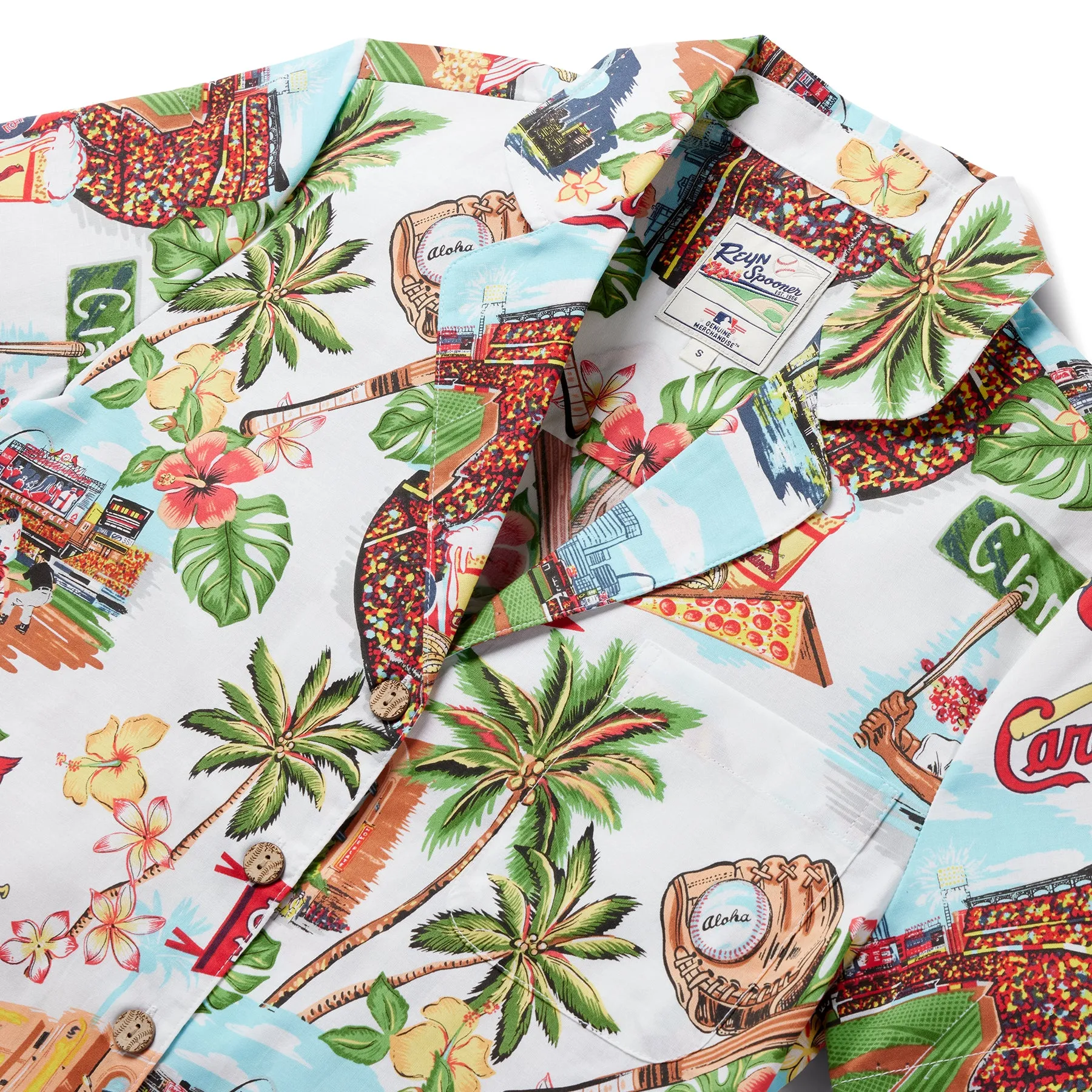 WOMEN'S ST. LOUIS CARDINALS SCENIC CAMP SHIRT