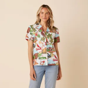 WOMEN'S ST. LOUIS CARDINALS SCENIC CAMP SHIRT